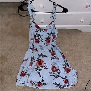 woman’s flower dress